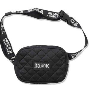 NEW VS PINK quilted fanny pack adjustable belt waist bag